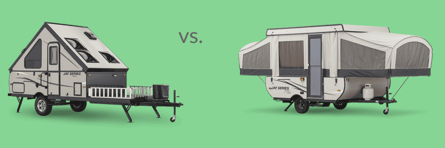 What’s the Difference Between an A-Frame and Pop-up Trailer?